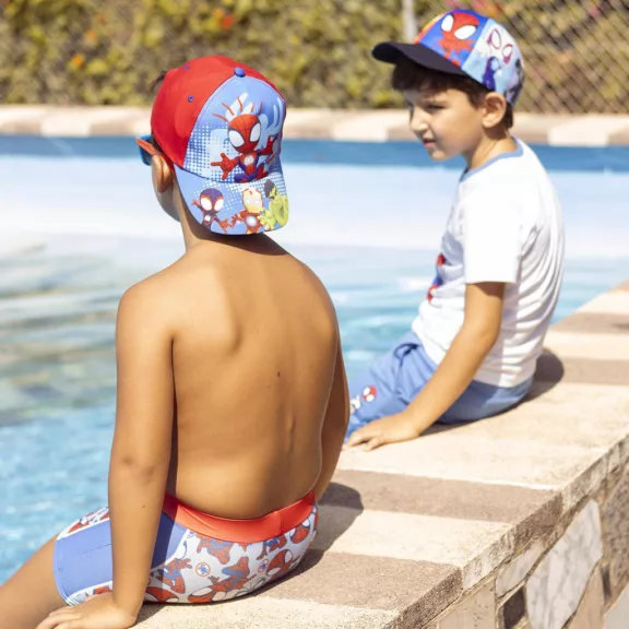 Pókember Spidey & Friends napszemüveg és baseball sapka szett