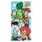 Disney Játékháború Crew fürdőlepedő, strand törölköző 70x140cm (Fast Dry)