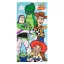 Disney Játékháború Crew fürdőlepedő, strand törölköző 70x140cm (Fast Dry)