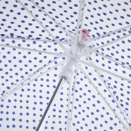 Disney Mickey Blue Dots gyerek átlátszó esernyő Ø71 cm