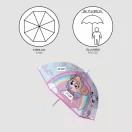 Mancs Őrjárat Believe in Unicorns gyerek átlátszó esernyő Ø71 cm Mancs Őrjárat Believe in Unicorns gyerek átlátszó esernyő Ø71 cm