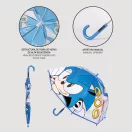 Sonic a sündisznó Ring gyerek átlátszó esernyő Ø71 cm Sonic a sündisznó Ring gyerek átlátszó esernyő Ø71 cm