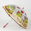 Tini Nindzsa Teknőcök Pizza gyerek átlátszó esernyő Ø71 cm Tini Nindzsa Teknőcök Pizza gyerek átlátszó esernyő Ø71 cm