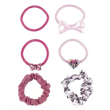 Disney Minnie Rainbow hajgumi szett 6 db-os