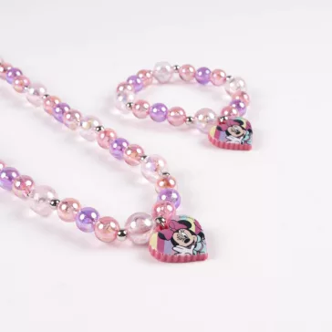   Disney Minnie Bubble gyöngyös nyaklánc és karkötő szett