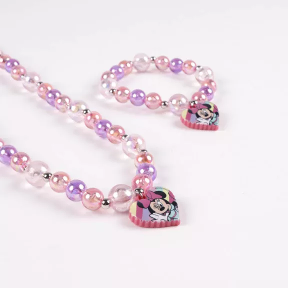 Disney Minnie Bubble gyöngyös nyaklánc és karkötő szett