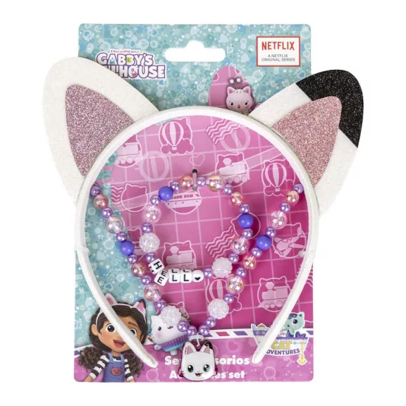 Gabi babaháza Cat Ears ékszer és hajpánt szett Gabi babaháza Cat Ears ékszer és hajpánt szett