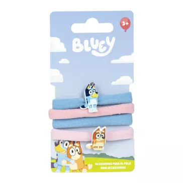 Bluey Happy Vibes hajgumi szett 4 db-os