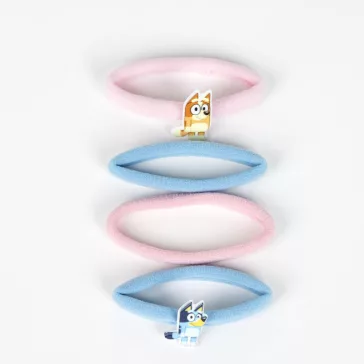Bluey Happy Vibes hajgumi szett 4 db-os