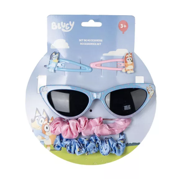 Bluey Happy Vibes napszemüveg és hajkiegészítő szett Bluey Happy Vibes napszemüveg és hajkiegészítő szett