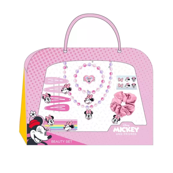 Disney Minnie Pink hajkiegészítő és ékszer szett 15 db-os Disney Minnie Pink hajkiegészítő és ékszer szett 15 db-os