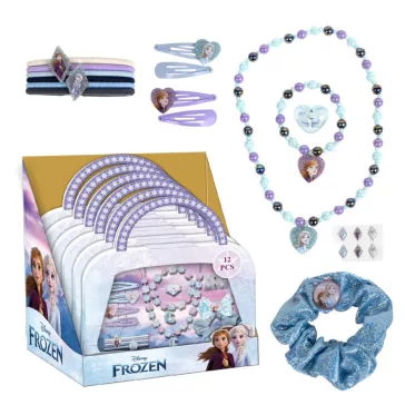   Disney Jégvarázs Journey hajkiegészítő és ékszer szett 15 db-os
