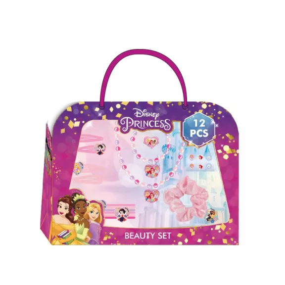Disney Hercegnők Ladies hajkiegészítő és ékszer szett 15 db-os Disney Hercegnők Ladies hajkiegészítő és ékszer szett 15 db-os