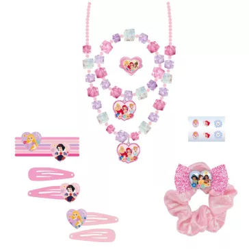   Disney Hercegnők Ladies hajkiegészítő és ékszer szett 15 db-os