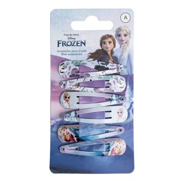 Disney Jégvarázs Snowflakes hajcsat szett 6 db-os