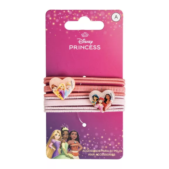 Disney Hercegnők Heart hajgumi szett 8 db-os Disney Hercegnők Heart hajgumi szett 8 db-os