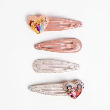 Disney Hercegnők Heart hajcsat szett 4 db-os