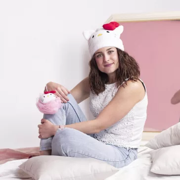 Hello Kitty Pink 3D fürdőszivacs, fürdőpamacs