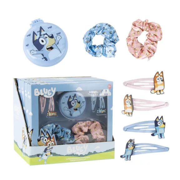 Bluey Happy hajkiegészítő szett 7 db-os Bluey Happy hajkiegészítő szett 7 db-os