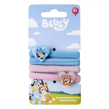 Bluey Heart hajgumi szett 4 db-os