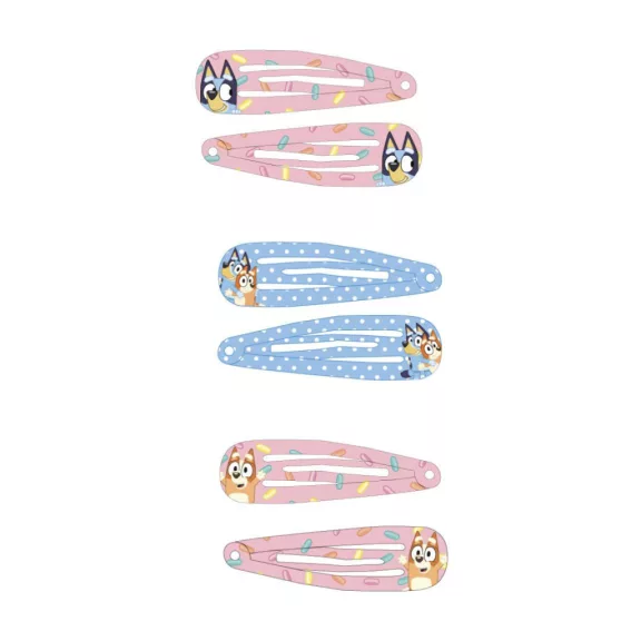 Bluey Heart hajcsat szett 6 db-os