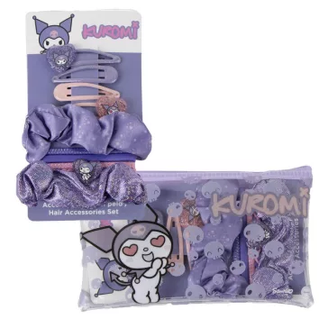 Hello Kitty Kuromi hajcsat, hajgumi szett