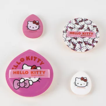 Hello Kitty Pink sminkszivacs szett 4 db-os