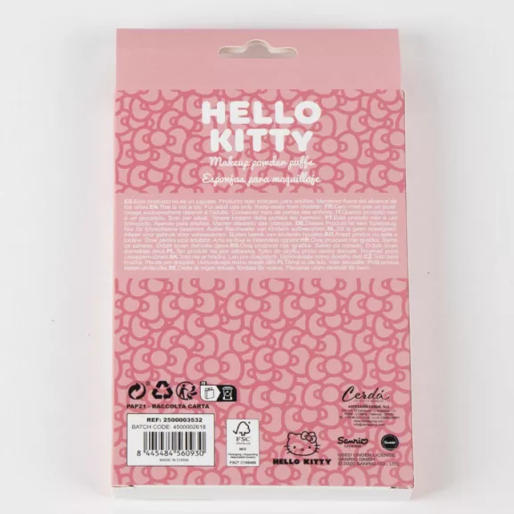 Hello Kitty Pink sminkszivacs szett 4 db-os