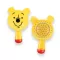 Disney Micimackó Yellow  mini plüss hajkefe 13 cm
