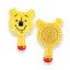 Disney Micimackó Yellow  mini plüss hajkefe 13 cm