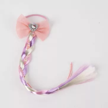 Hello Kitty Pink hajcsat műhajjal
