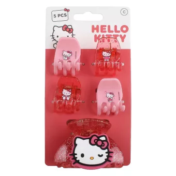 Hello Kitty Pink hajcsat szett 5 db-os