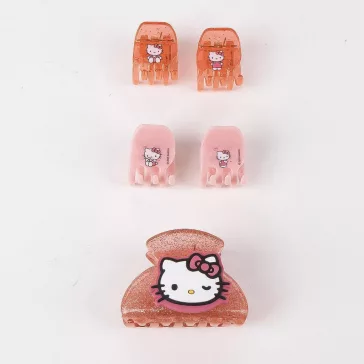 Hello Kitty Pink hajcsat szett 5 db-os