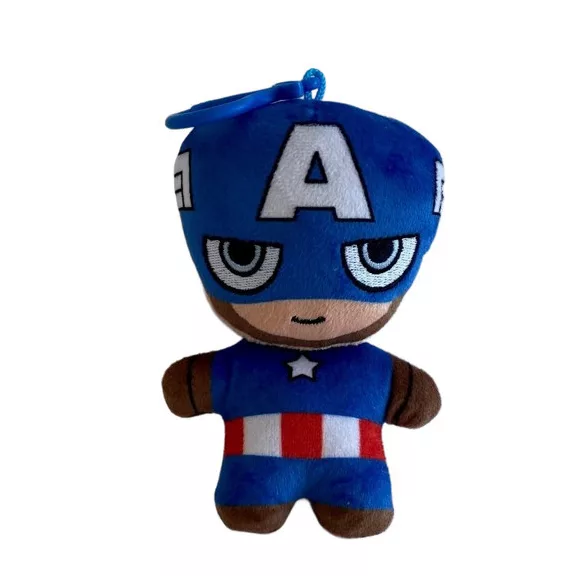 Bosszúállók Captain America 2D plüss figura akasztóval 13 cm Bosszúállók Captain America 2D plüss figura akasztóval 13 cm