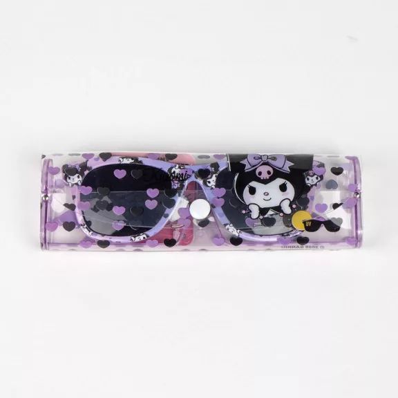 Hello Kitty Kuromi Heart napszemüveg tokban