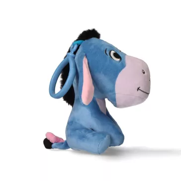   Disney Micimackó Eeyore 3D plüss figura akasztóval, táskadísz 13 cm