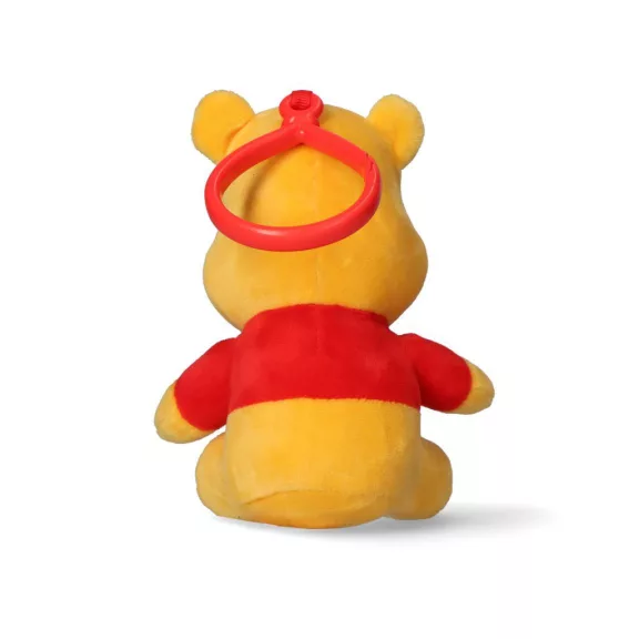 Disney Micimackó Yellow 3D plüss figura akasztóval, táskadísz 13 cm