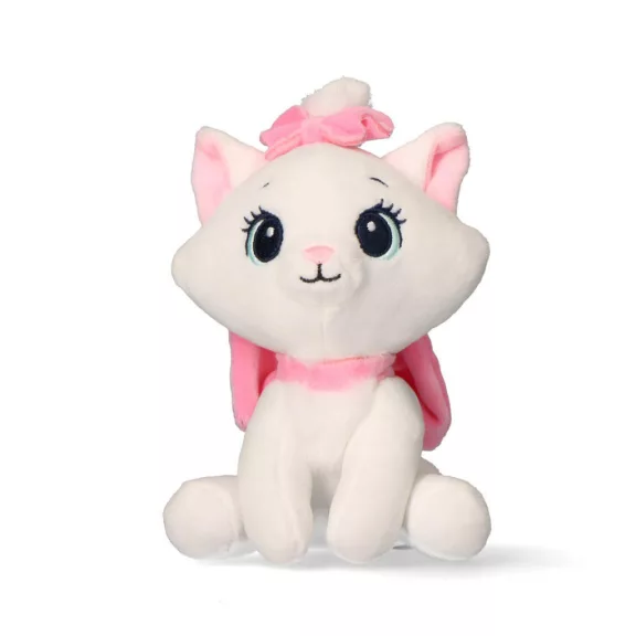 Disney Marie White 3D plüss figura akasztóval, táskadísz 13 cm Disney Marie White 3D plüss figura akasztóval, táskadísz 13 cm