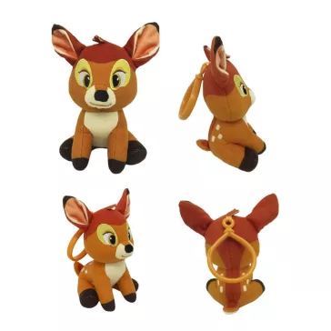   Disney Bambi Cute 3D plüss figura akasztóval, táskadísz 15 cm