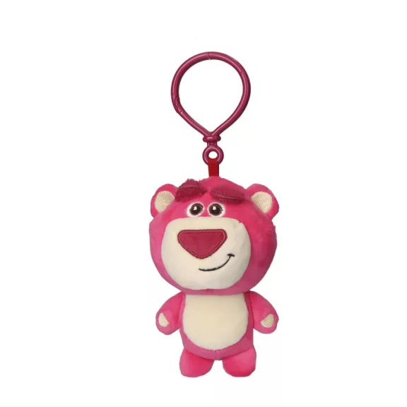 Disney Játékháború Lotso Pink 3D plüss figura akasztóval, táskadísz 13 cm Disney Játékháború Lotso Pink 3D plüss figura akasztóval, táskadísz 13 cm