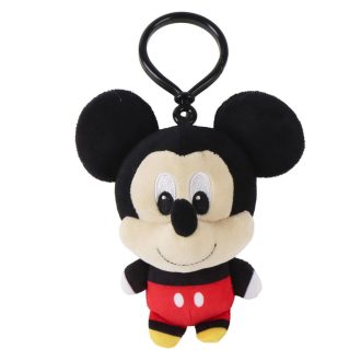   Disney Mickey Smile 3D plüss figura akasztóval, táskadísz 13 cm
