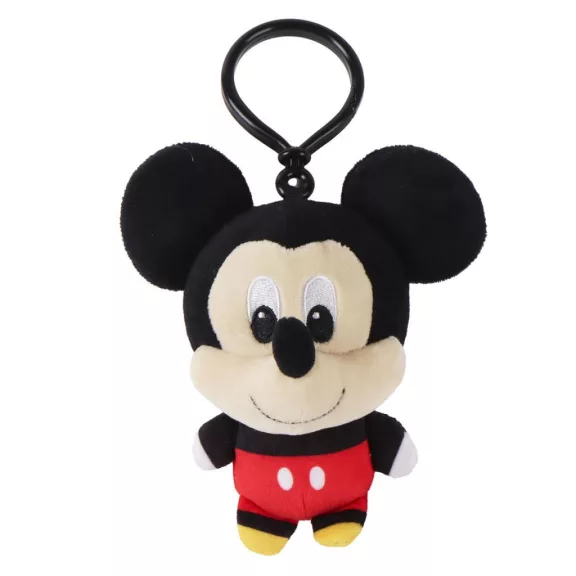 Disney Mickey Smile 3D plüss figura akasztóval, táskadísz 13 cm Disney Mickey Smile 3D plüss figura akasztóval, táskadísz 13 cm