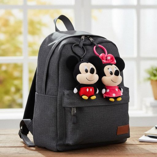 Disney Minnie Smile 3D plüss figura akasztóval, táskadísz 13 cm