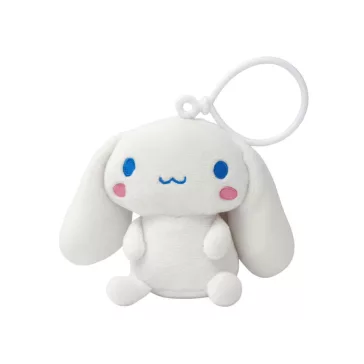   Hello Kitty Cinnamoroll 3D plüss figura akasztóval, táskadísz 13 cm