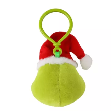   A Grincs Green 3D plüss figura akasztóval, táskadísz 14 cm