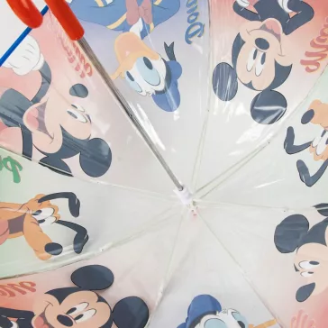 Disney Mickey Pluto gyerek átlátszó esernyő Ø71 cm