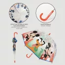 Disney Mickey Pluto gyerek átlátszó esernyő Ø71 cm