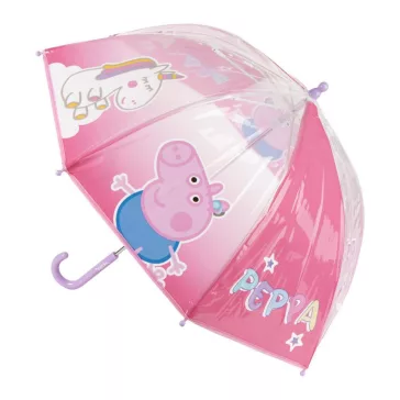Peppa malac Unicorn gyerek átlátszó esernyő Ø71 cm