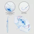 Disney Lilo és Stitch, A csillagkutya Cutie gyerek esernyő füllel Ø77 cm