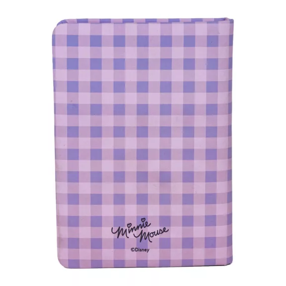 Disney Minnie Purple 3D notesz, vonalas jegyzetfüzet